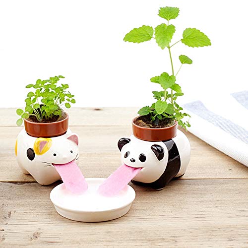 self watering plant stand Cute Animal Self Watering Planter