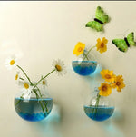 Home Hanging Glass Ball Vase Flower Planter Pots