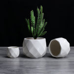 Creative Ceramic Diamond Geometric Flower Pot