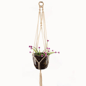 Handmade Macrame Plant Hanger Flower