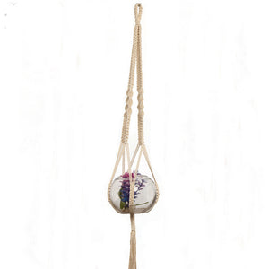 Handmade Macrame Plant Hanger Flower