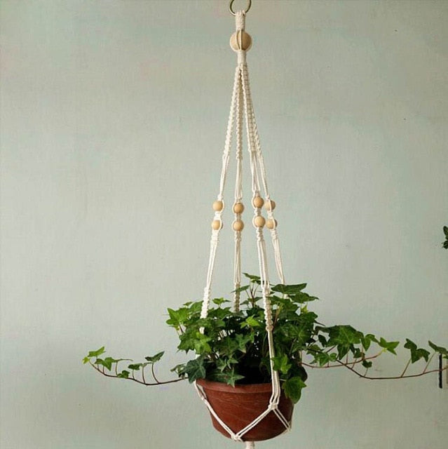 Handmade Macrame Plant Hanger Flower