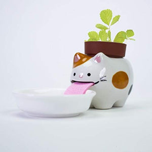 self watering plant tongue Cute Animal Self Watering Planter